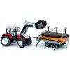 Bruder Traktor STEYR CVT 170 s prepravnkom dreva