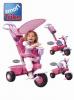 Tricikli SMART BABY DELUXE 3in1 pink