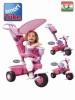 Tricikli SMART BABY DELUXE 3in1 pink