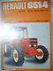 Trecker Schlepper Traktor Original Prospekt Renault 651 4 sales brochures