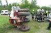 Furgonnal tkztt s felborult egy traktor az 55-s fton