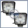 2St LED 27W Arbeitsscheinwerfer Arbeitsleuchte wei DC12 24V Traktor Bagger