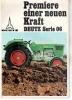 ORIGINAL DEUTZ SERIE 06 TRAKTOR SCHLEPPER PROSPEKT