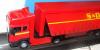 Kamion modell ptkocsi piros