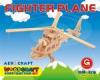 WoodCra fa makett 3D-s Helikopter /AR-09/