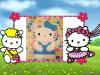 3 D HELLO KITTY szilikon MONSTER htlap Iphone 4