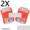 2 X Szilikon Bike kerkpr hts kerk LED