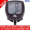 WIRELESS BIKE COMPUTER LCD SPEEDOMETER ODOMETER TIME BICYCLE WATERPROOF SD-548C