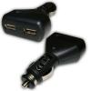 Samsung Szivargyjt tlt/auts tlt 2 x USB aljzattal (2 x 5V, 1000mA) FEKETE - - GSM Online