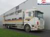 SCANIA R124.400 6X2 MANUEL ANIMAL TRUCK lllat szllt teheraut