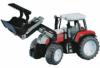 02082 Steyr CVT 170 traktor homlokrakodval