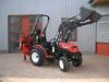 Mitsubishi Traktor MT1800 D mit Frontlader u Heckbagger