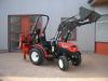 Mitsubishi Traktor MT1800 Schaltgetriebe mit Frontlader u Heckbagger