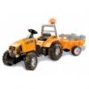 SM333404 Traktor TGM Stronger na slapanie oranzovy 166 cm dlhy