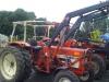 Traktor Ihc 433 mit Frontlader Schaufel und Forke