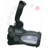 2 LED + Halogn Tlthet Fekete Kzi Reflektor