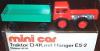 Traktor D4K mit Hnger E5-2 mini car OVP 1/87