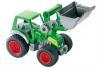 WADER Farmer Technic Traktor mit Frontlader und Fasswagen Fassanh?nger