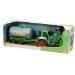 Wader 39182 - FARMER Traktor m.Frontschaufel+Fasswag.