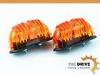2x Hella Blinkleuchte Blinker Oldtimer Traktor Bulldog Schlepper 2BA001.227-211