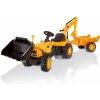 SMOBY 33284 Traktor JCB max s privesom, bagrom a nakladacom 1,85 m