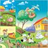 Happy farm lovely vector
