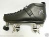 Riedell BLACK Vixen Roller Skates NO WHEELS PowerDyne Triton derby