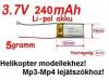 Helikopter modell tuning akku, 240mAh 3.7V Li-Pol