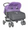 Bertoni Twin iker babakocsi Gray & Violet Stroller