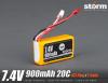 Akkumultor Storm LiPo 900 mAh 7,4 V 20C