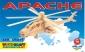 Woodcra 3D fa makett Apache helikopter