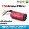 2-Poles Inrunner Brushless Motor for boat,edf rc helicopter tail motor [LBA2858]