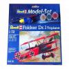 Revell 1:72 Modell szett Fokker DR.1 64116 repl makett