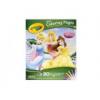 Crayola Mini kifest lapok 80 db 6 filctollal Disney hercegns