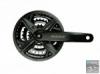  HAJTM MTB ALU 28/38/48T 170M SUNTOUR XCC-T208PBIG, FEKETE