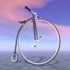 Penny farthing bicikli 3 render Stock illusztrcik