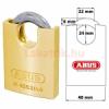 ABUS 65CS40 biztonsgi lakat levgs elleni vdelemmel