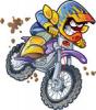 BMX piszok Bicikli lovas Kpek