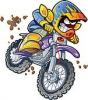 BMX piszok Bicikli lovas