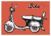 Retro roller al r Bicikli lakbr Clipart