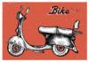 Retro roller al r Bicikli lakbr Clipart