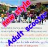 Large size Three roller skating a scooter adult Alloy material scooters Adult micro razor scooter Many people entertainment(China (Mainland))