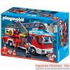 Playmobil Forgltrs tzoltaut 4820 Azonnali bevetsre ksz jl felszerelt tzoltaut kt playmobil tzoltval A jrm teteje eltvolthat a ltra 61 cm re hzhat ki Mretei 40x13x16 cm