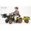 Falk ?liapac traktor 2040CM Claas Arion 410 s naklada?om a vle?kou