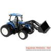 New Holland T7050 Dupla kerek Traktor markolval 1 16