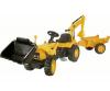 Smoby JCB Traktor mit Schaufel Heckbagger und H nger