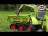 Ogromny traktor koparka dla dzieci na p
