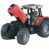 BRUDER 2045 Traktor Massey Ferguson 7480 s valnkem