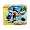 Imaginext Nagy ment helikopter figurval